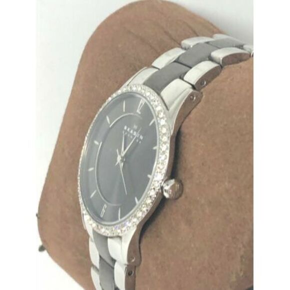 Skagen 347SSMX Women's Two-Tone Stainless Steel Analog Dial Quartz Watch Bb615 - Picture 3 of 9